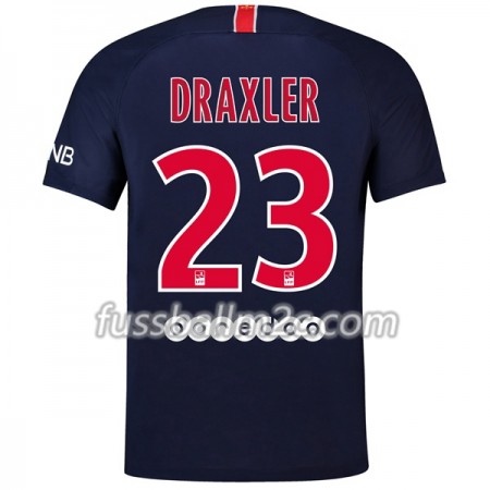 Fußballtrikots Paris Saint-Germain Draxler 23 Heim Trikotsatz 2018-2019